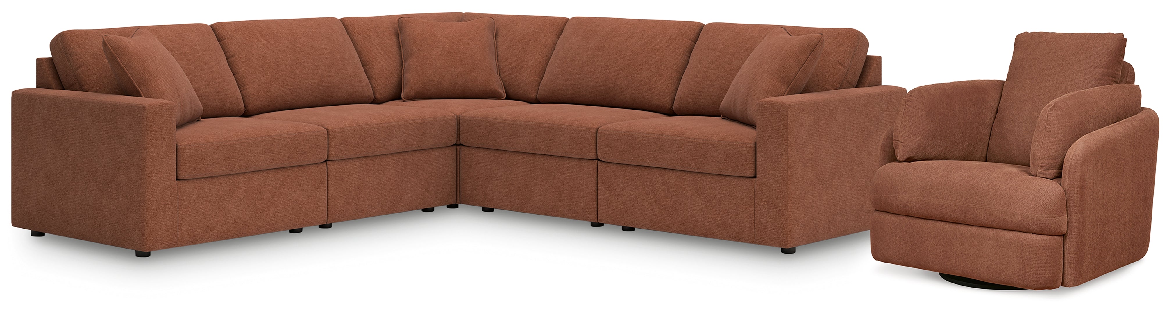 Pillar Peak 5-Piece Sectional with Recliner