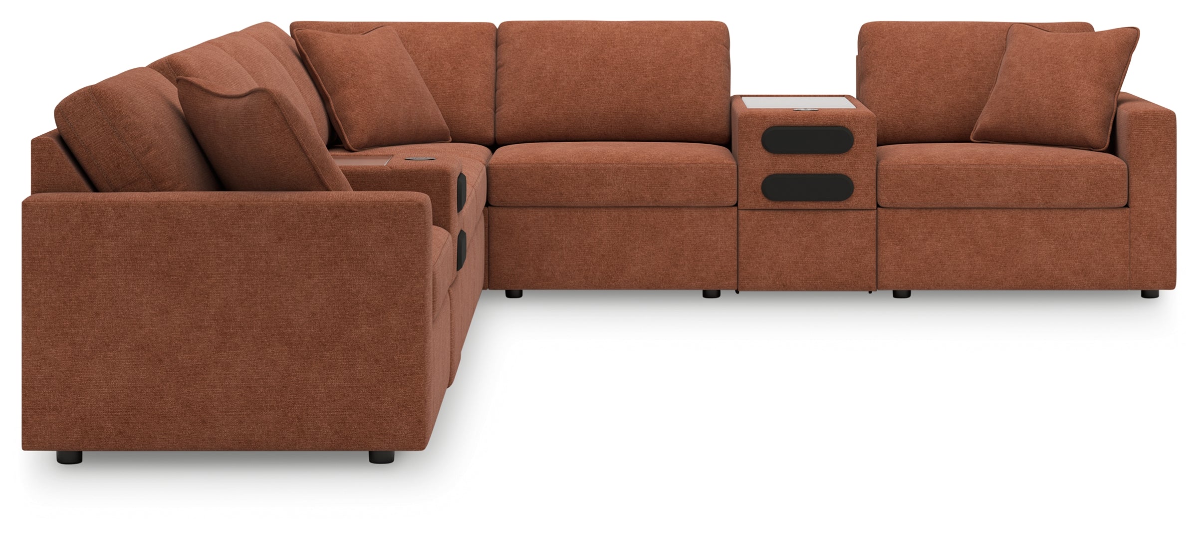 Modmax 8-Piece Sectional with Audio Consoles