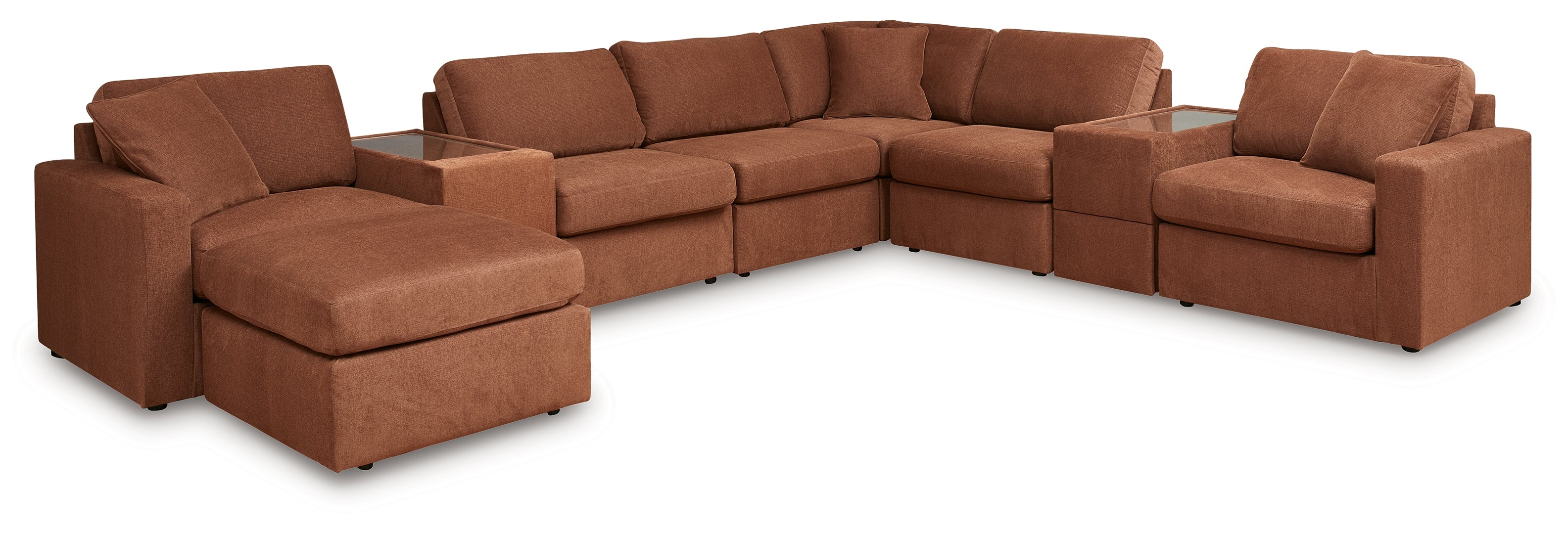 Pillar Peak 8-Piece Sectional with Ottoman