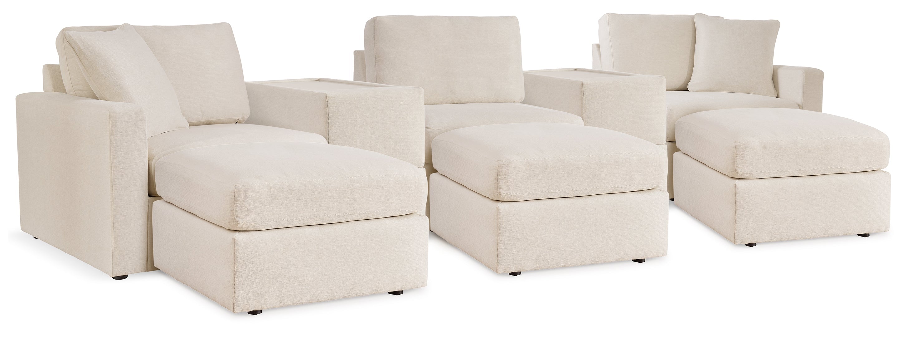 Pillar Peak 5-Piece Sectional with Ottoman