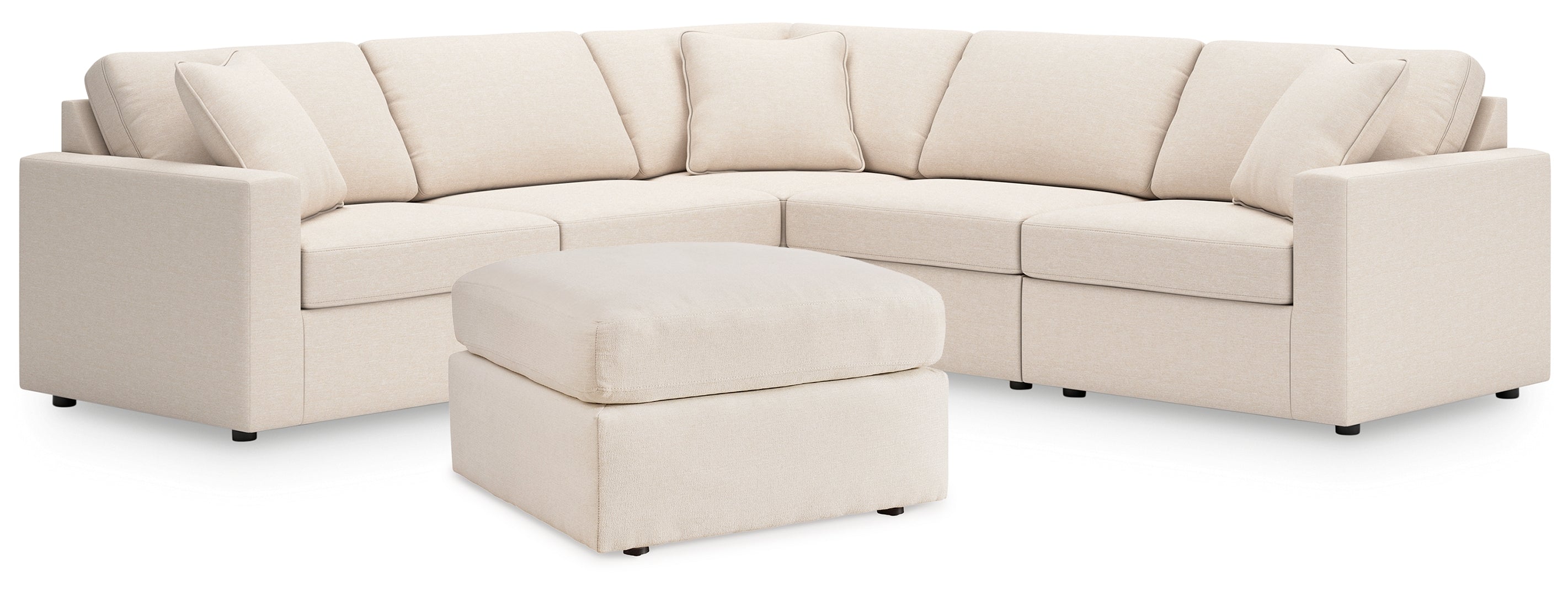 Pillar Peak 5-Piece Sectional with Ottoman