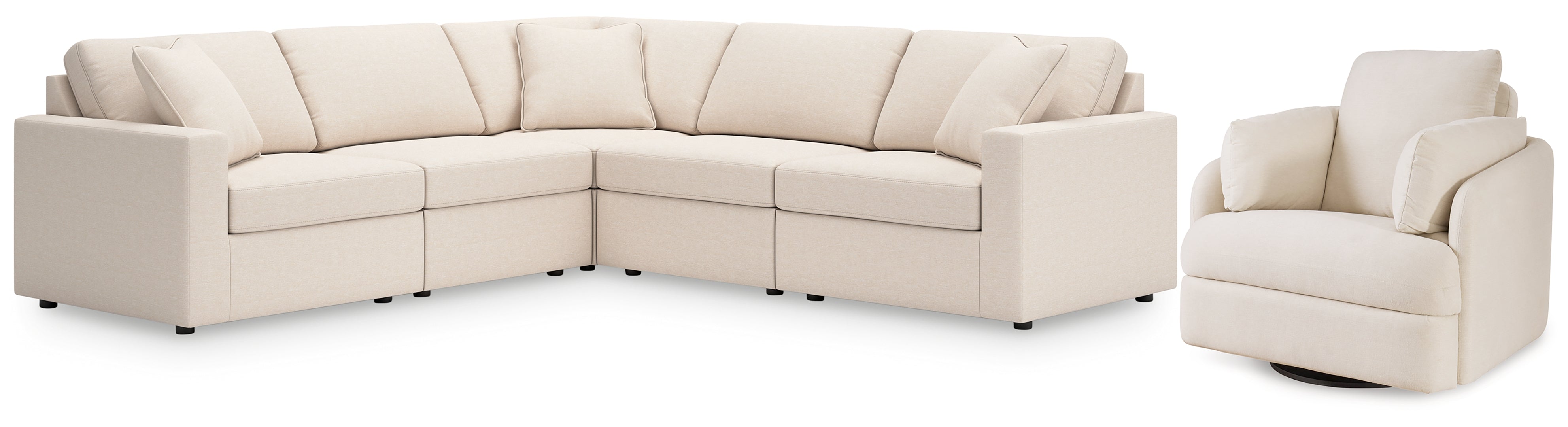 Pillar Peak 5-Piece Sectional with Recliner