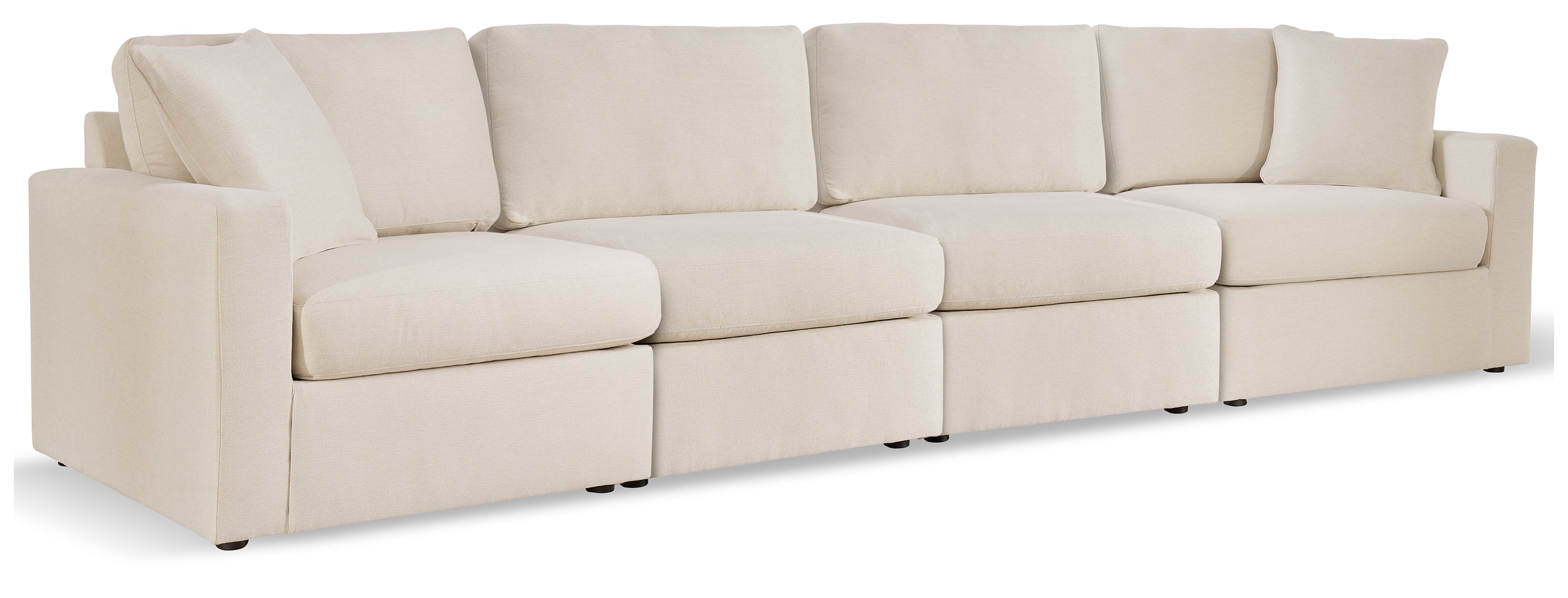 Pillar Peak 4-Piece Sectional with Ottoman