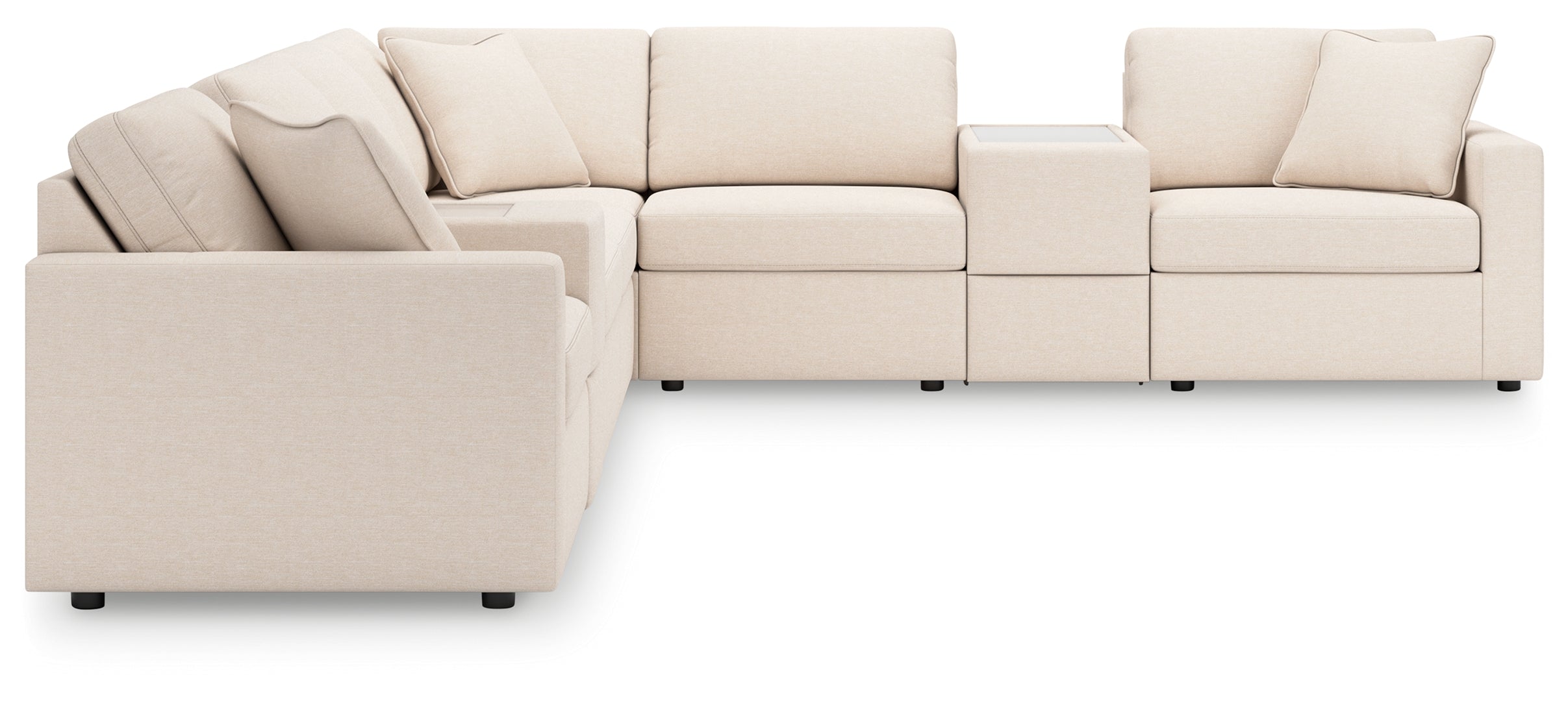 Modmax 8-Piece Sectional with Storage Consoles