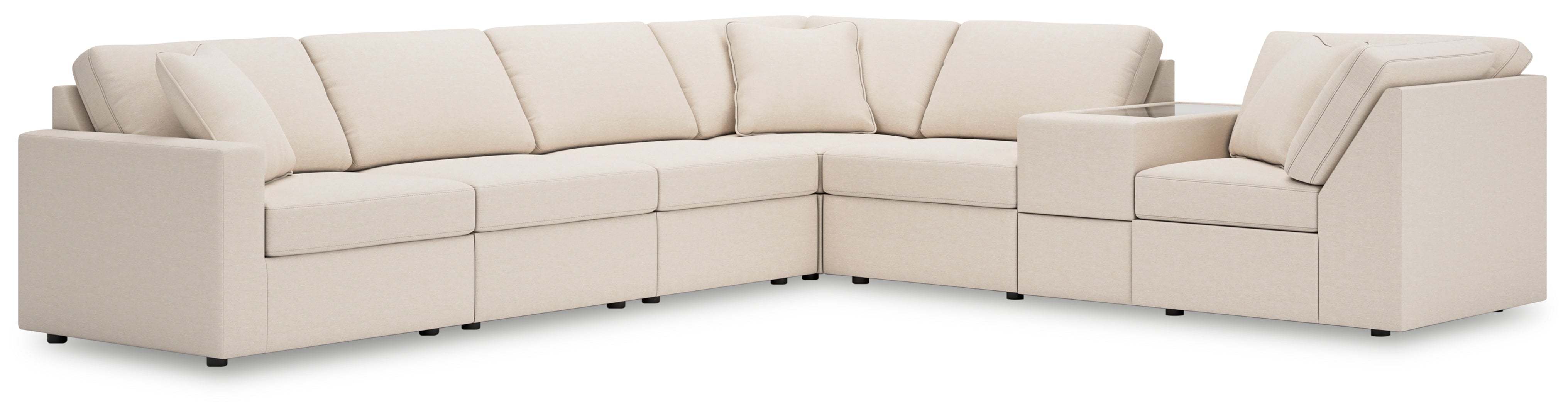 Modmax 7-Piece Sectional with Storage Console