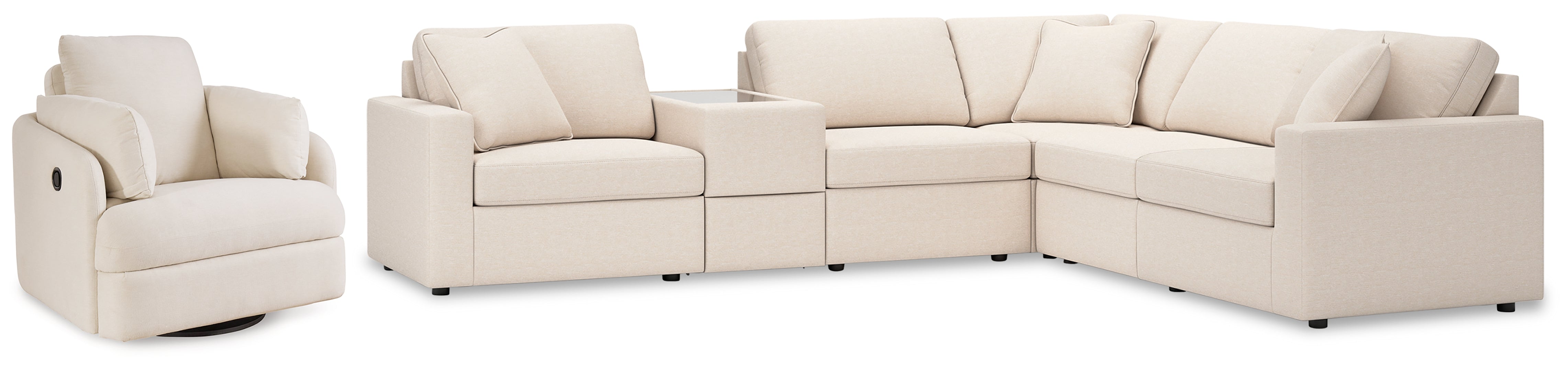 Pillar Peak 5-Piece Sectional with Recliner