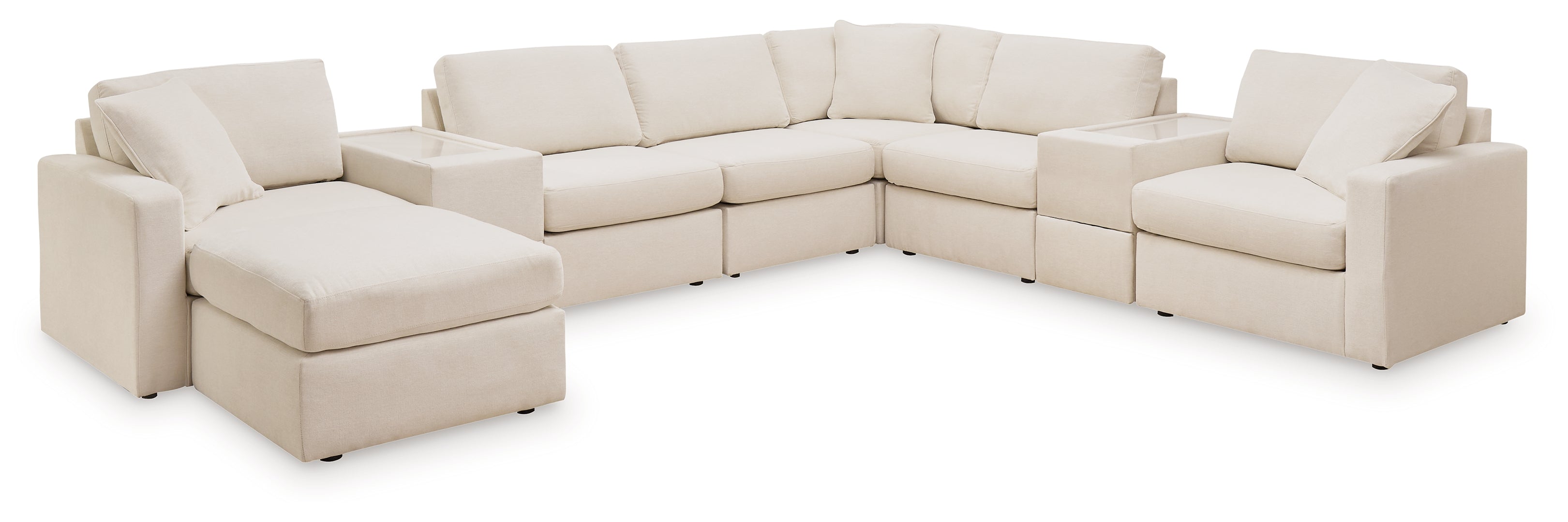 Pillar Peak 8-Piece Sectional with Ottoman