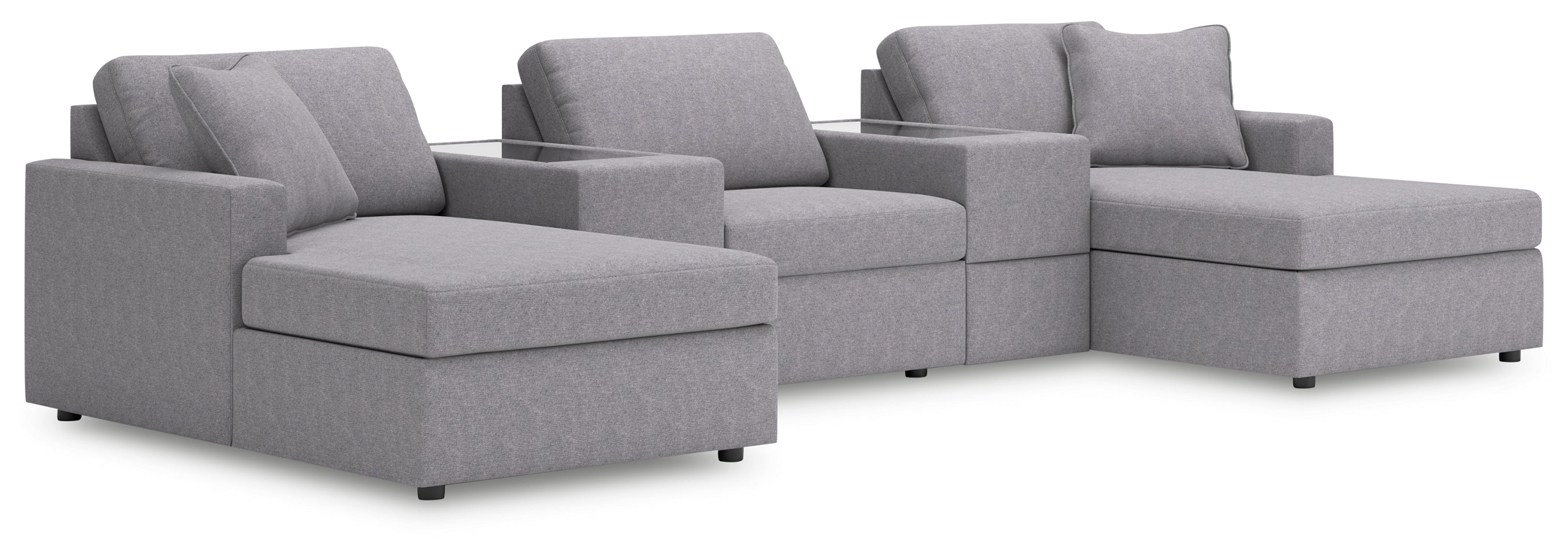 Modmax 5-Piece Pit Sectional with Storage Consoles