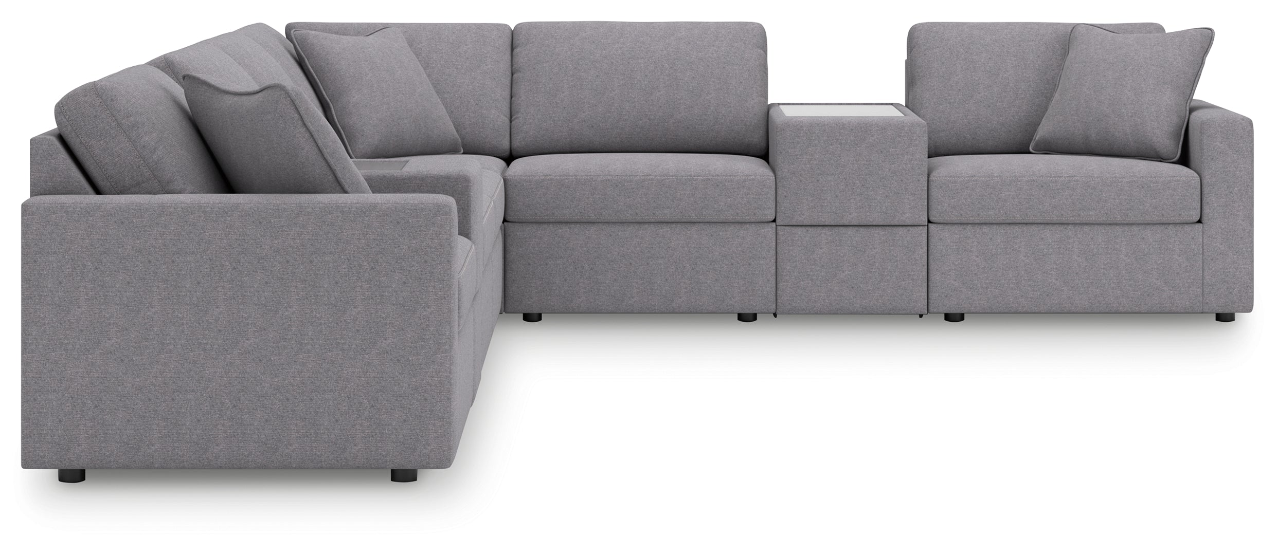 Modmax 8-Piece Sectional with Storage Consoles