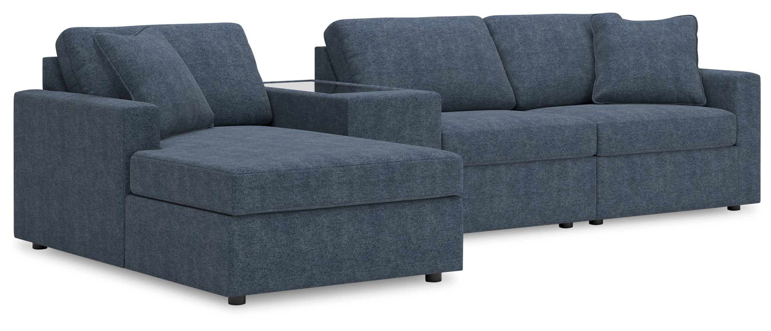 Modmax 4-Piece Sectional with Chaise and Storage Console