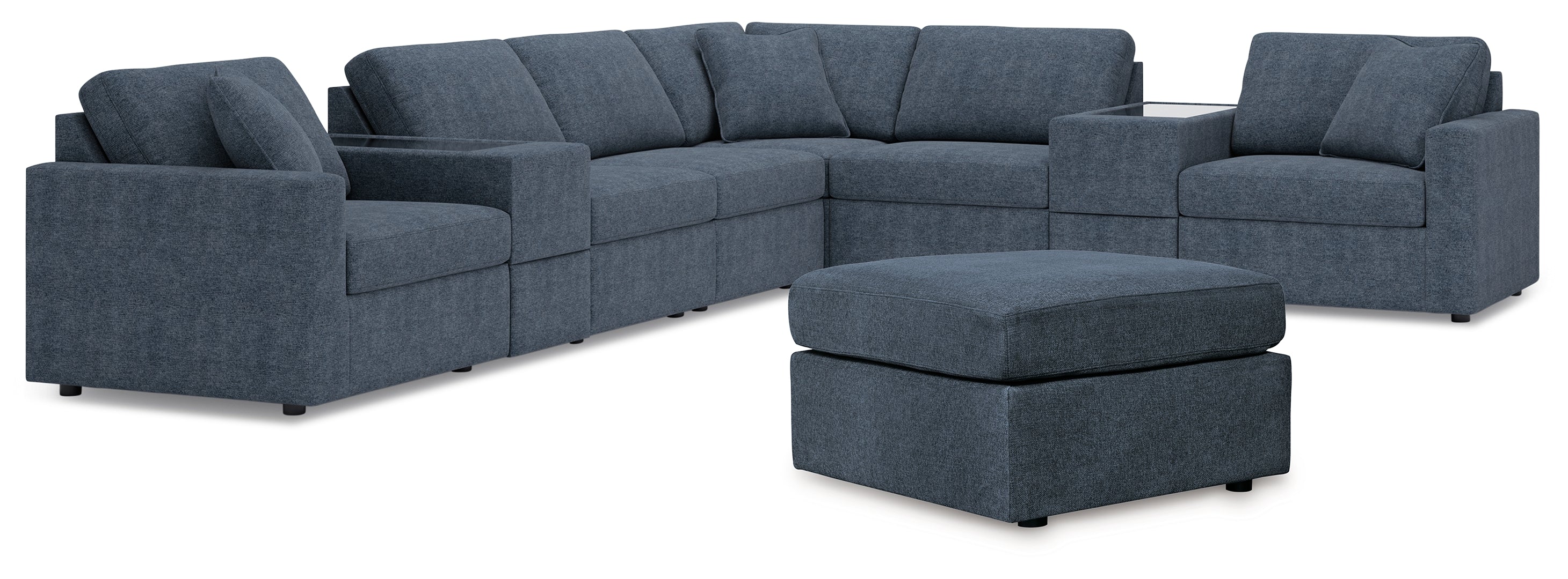 Modmax 8-Piece Sectional with Ottoman