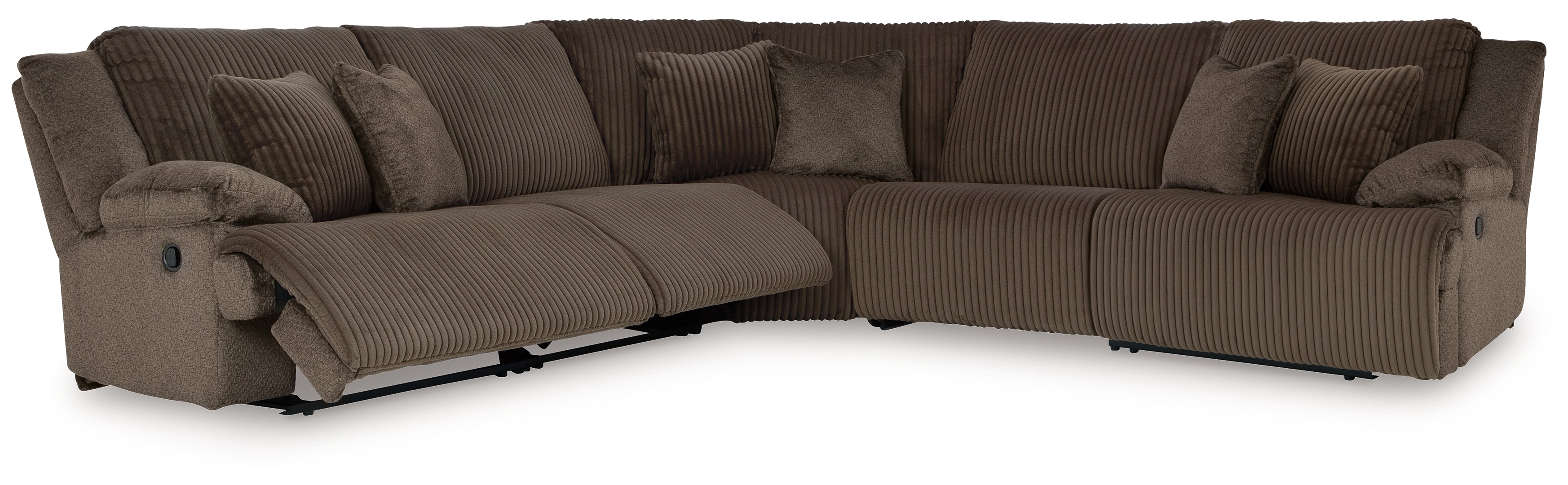 Top Tier 6-Piece Reclining Sectional with Chaise