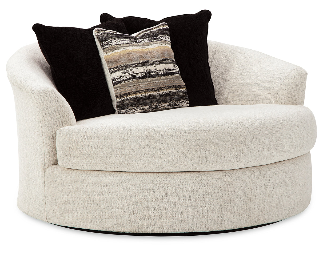 Cambri Oversized Round Swivel Chair