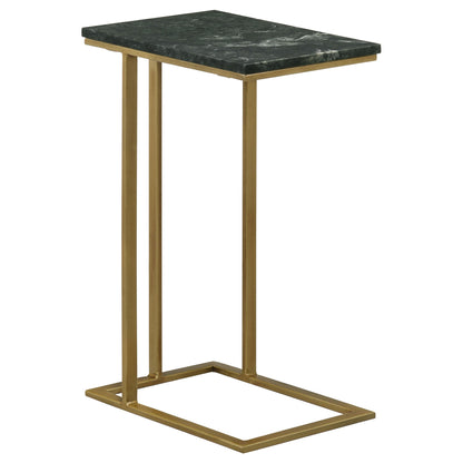 Vicente Accent Table with Marble Top Grey