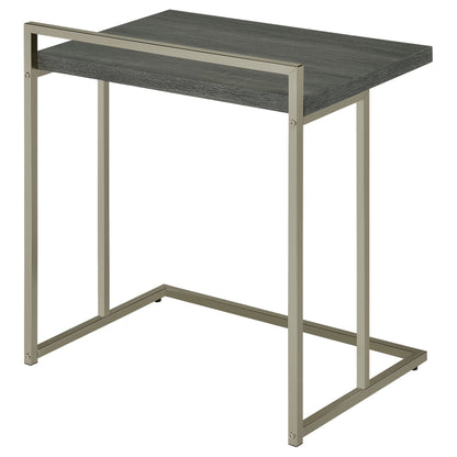 Dani Rectangular Snack Table with Metal Base