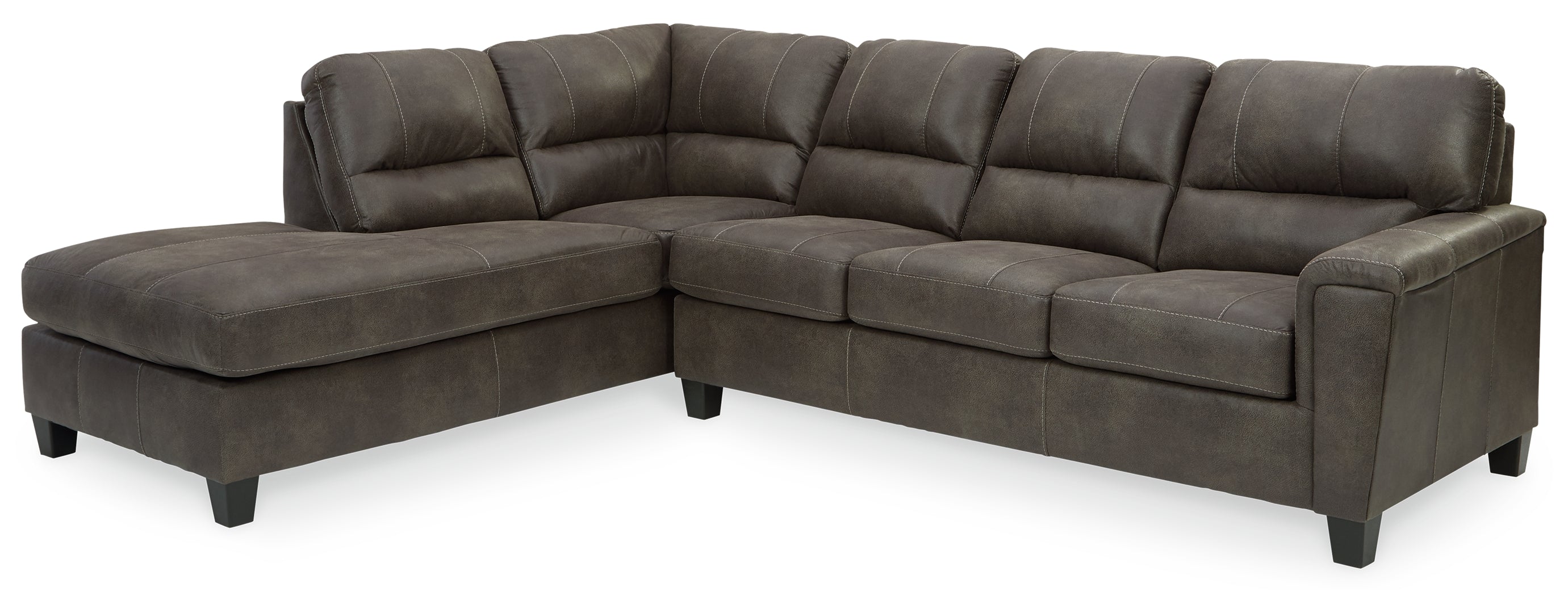 Navi 2-Piece Sectional with Ottoman