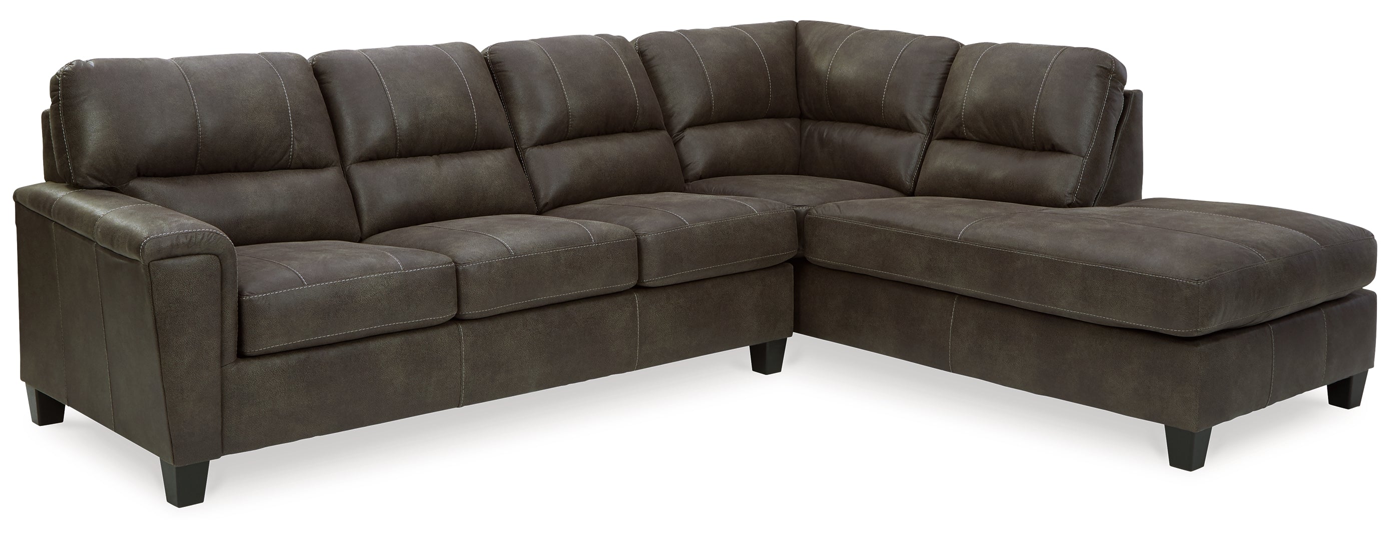 Navi 2-Piece Sectional with Ottoman