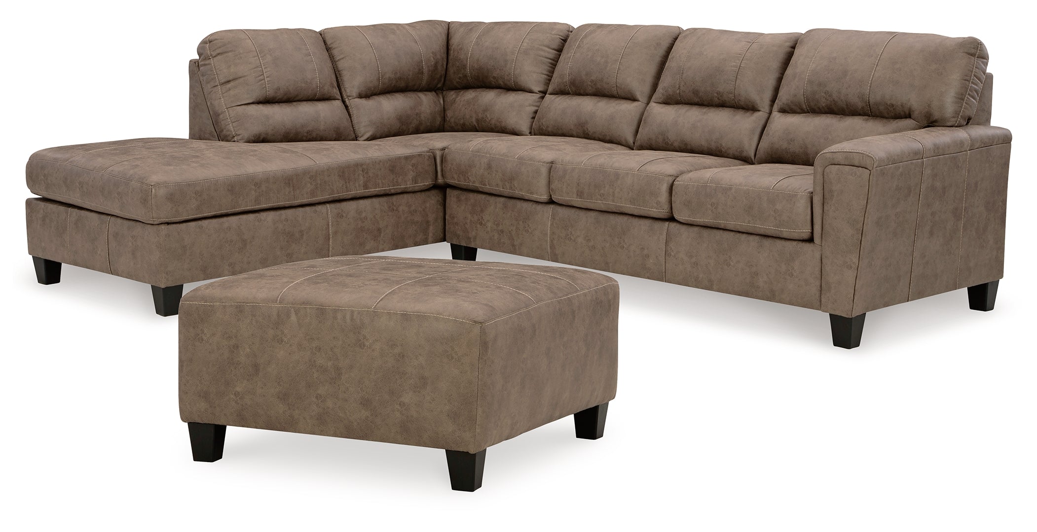 Navi 2-Piece Sectional with Ottoman