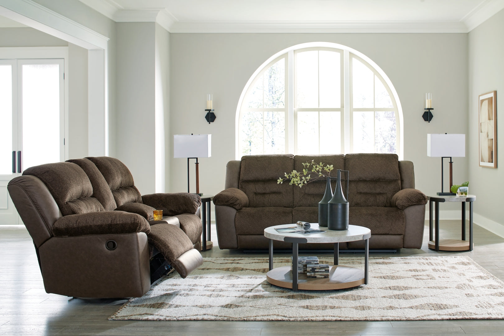 Dorman Sofa, Loveseat and Recliner