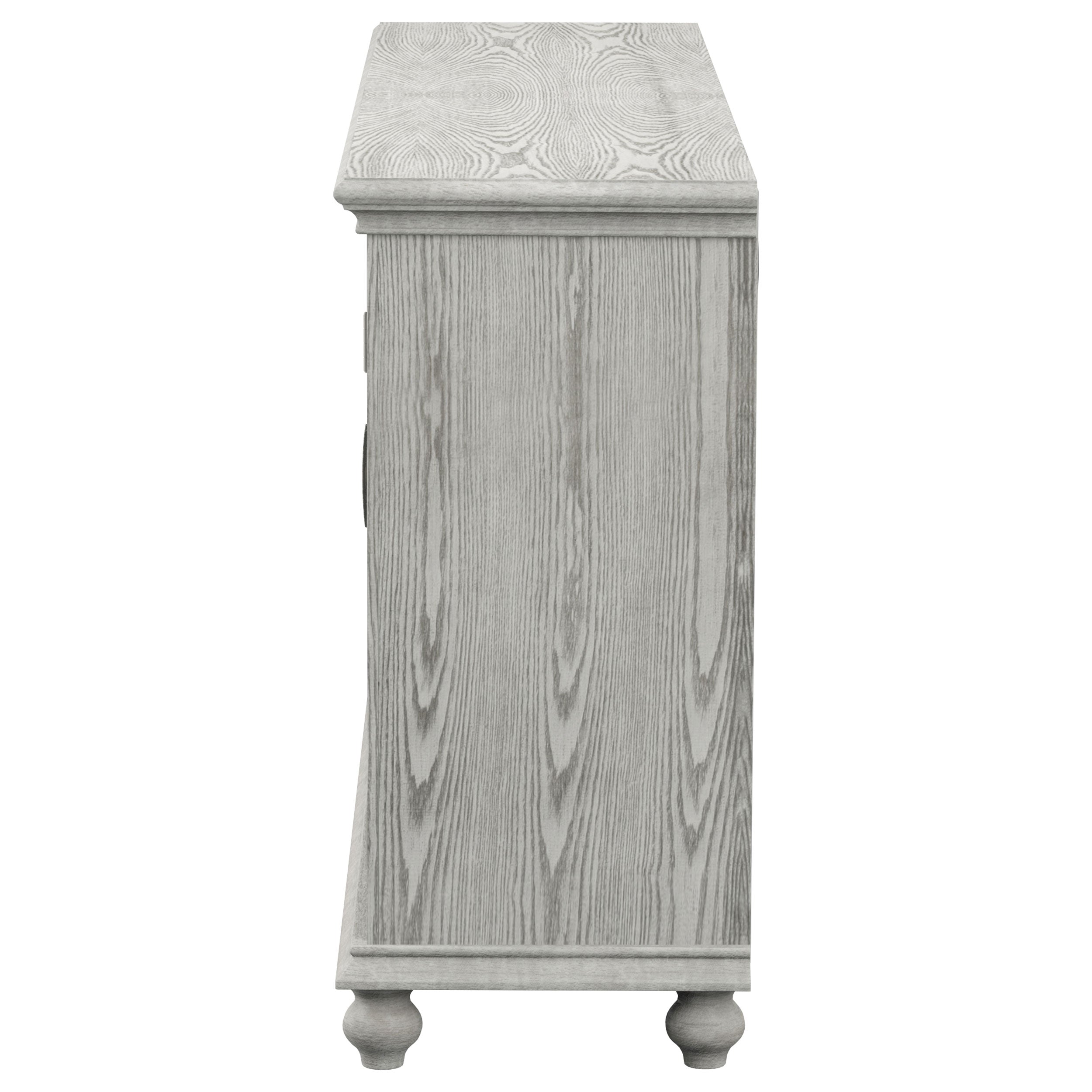 Melanie 4-door Accent Cabinet Antique White