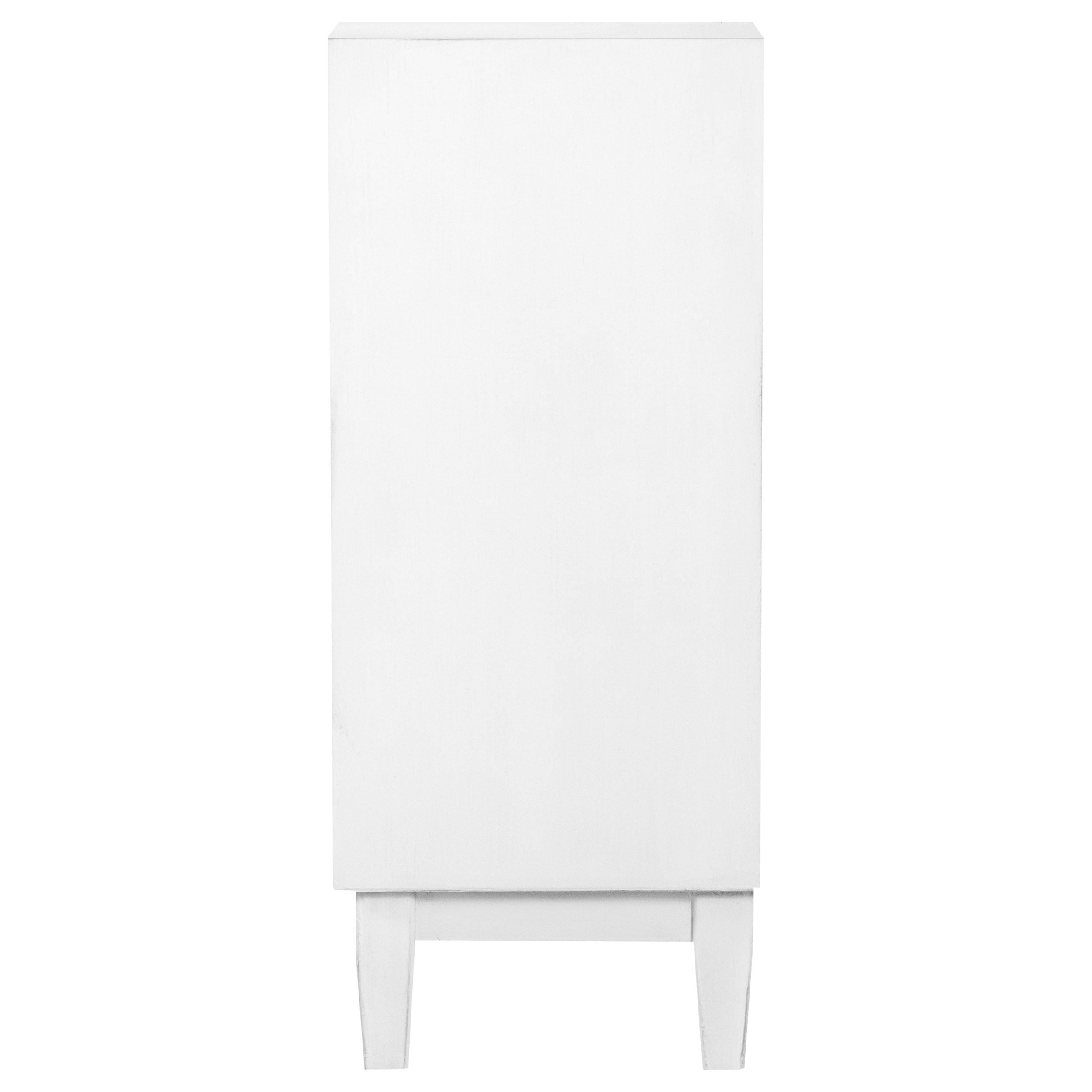 Gambon Rectangular 2-door Accent Cabinet White