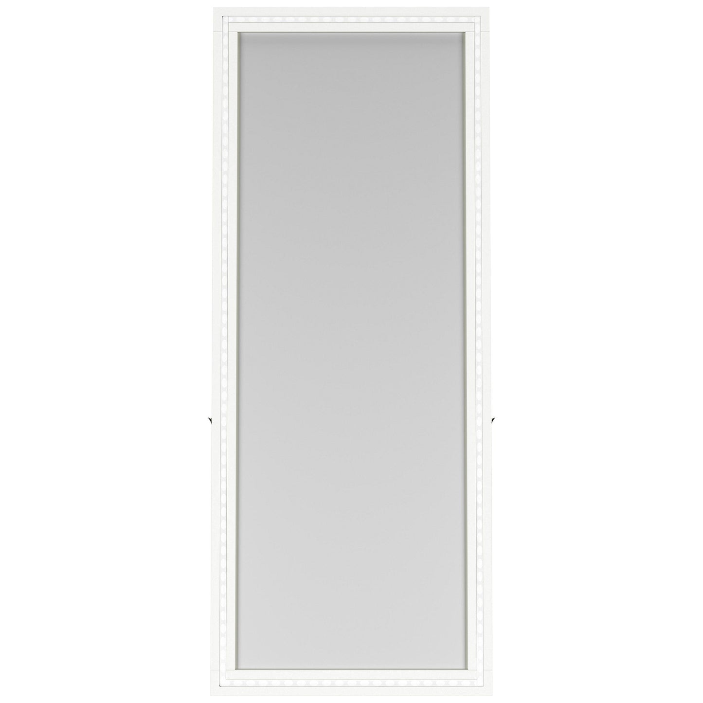 Windrose 28 x 67 Inch Tempered LED Standing Mirror White