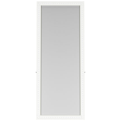 Windrose 28 x 67 Inch Tempered LED Standing Mirror White