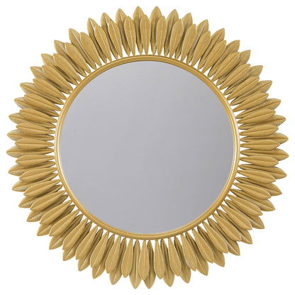 Tuscany 35 x 35 Inch Sunburst Wall Mirror Gold