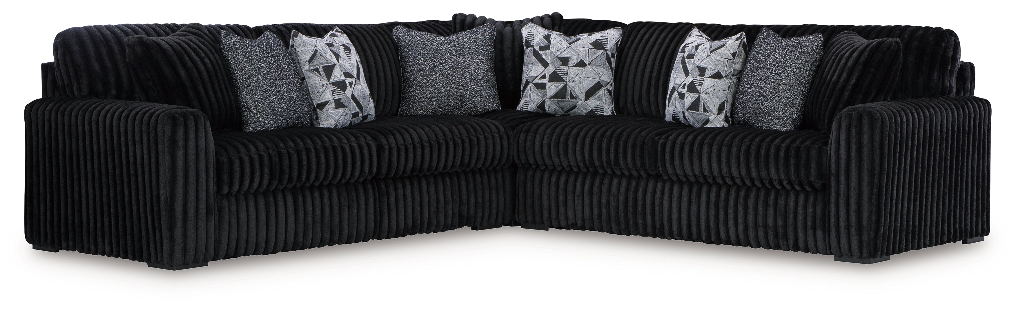 Midnight-Madness 2-Piece Sectional Sofa with Chaise