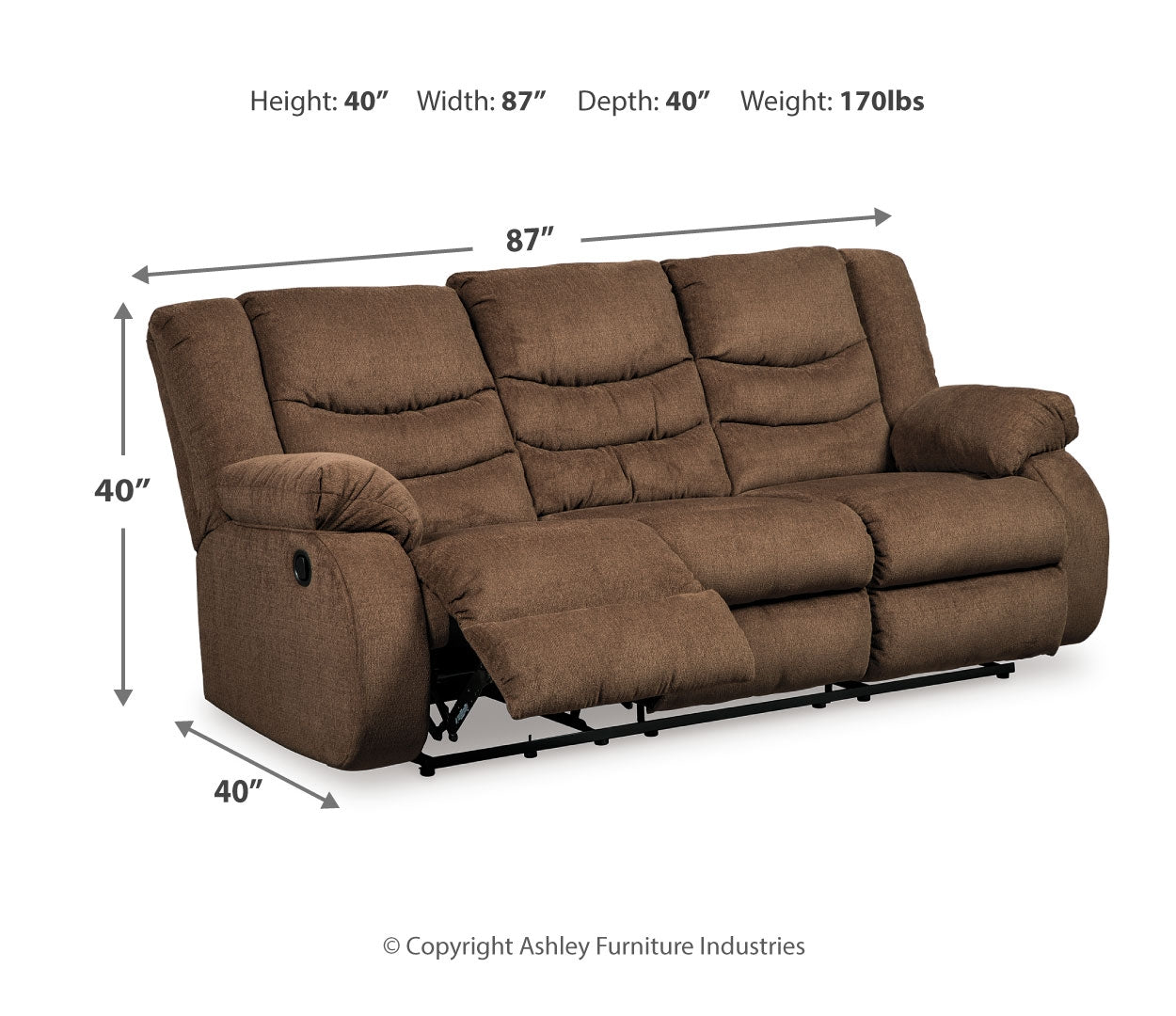 Tulen Reclining Sofa