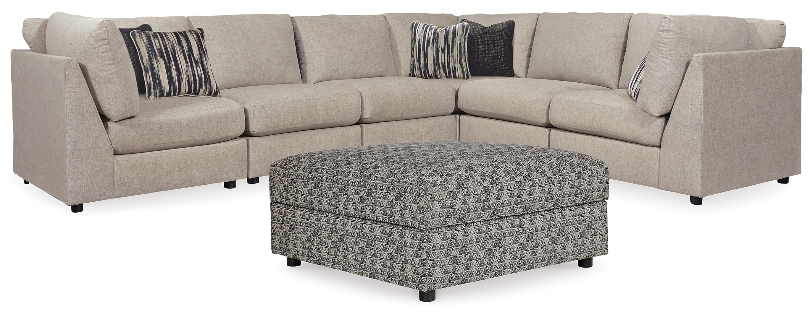 Kellway 6-Piece Sectional with Ottoman