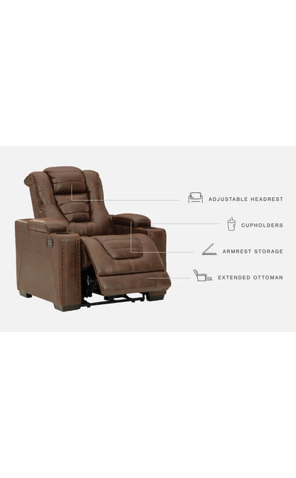 Owner's Box PWR Recliner/ADJ Headrest