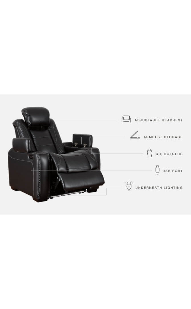 Party Time PWR Recliner/ADJ Headrest