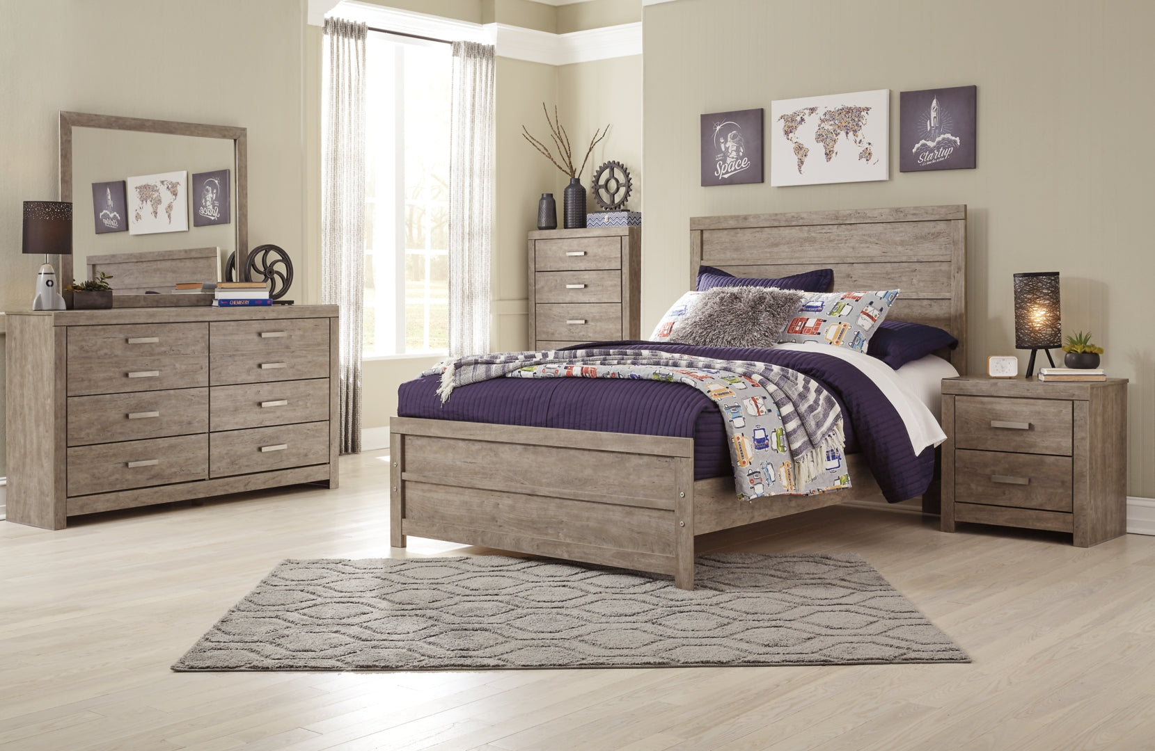 Culverbach Brown Panel Bedroom Set