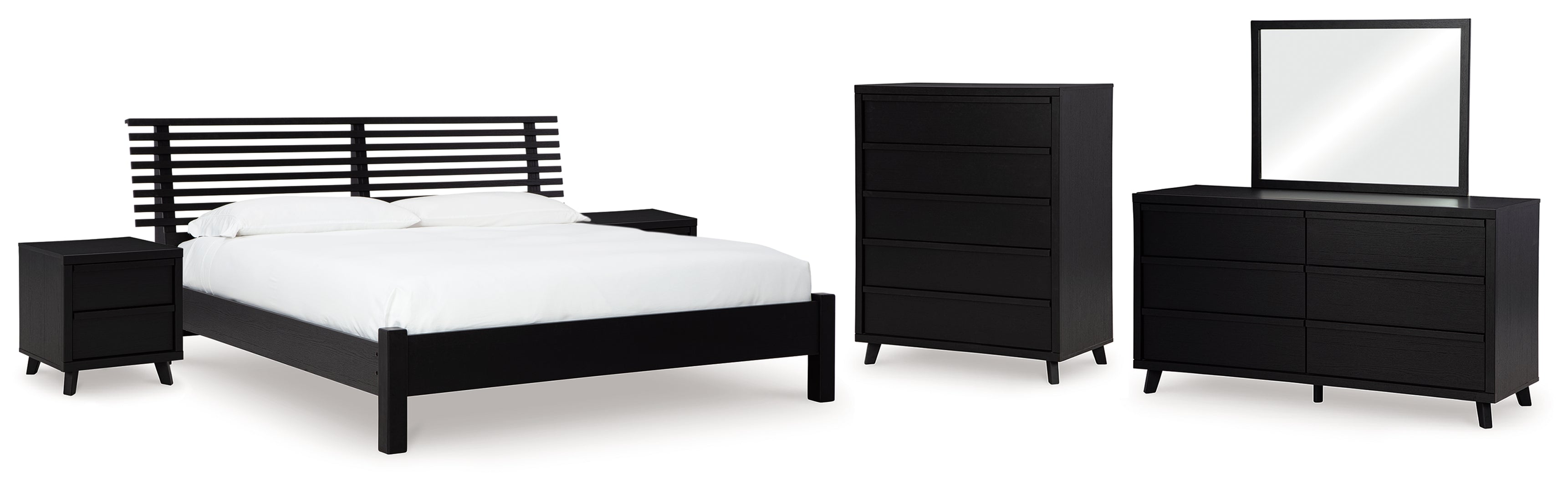 Danziar Black Bedroom Set