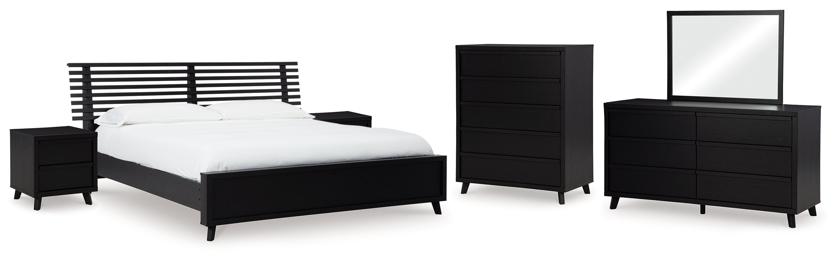 Danziar Black Bedroom Set