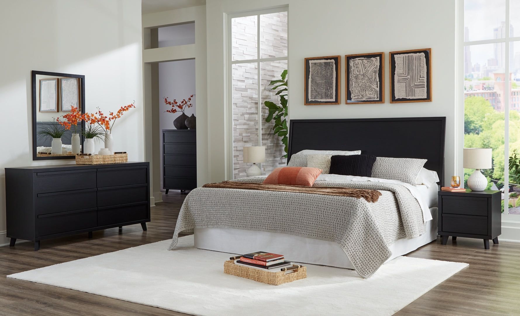 Danziar Black Bedroom Set