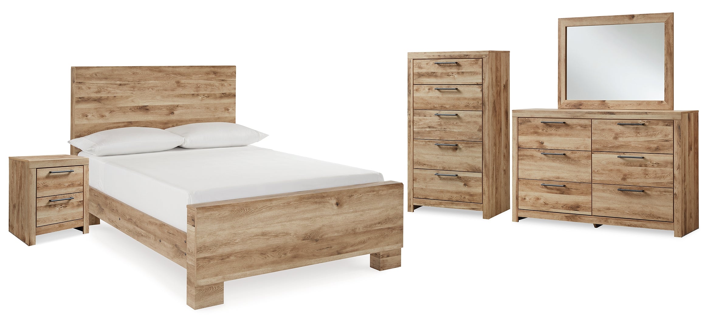 Hyanna Brown Panel Bedroom Set