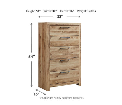 Hyanna Five Drawer Chest