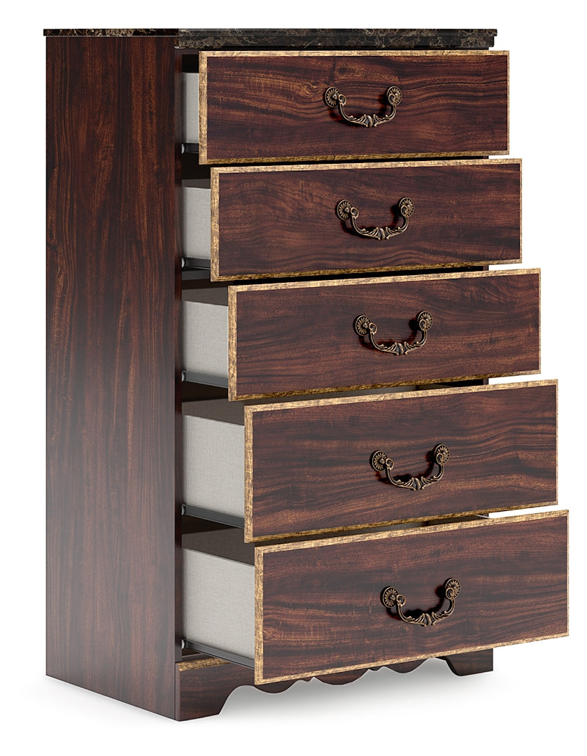 Glosmount Five Drawer Chest