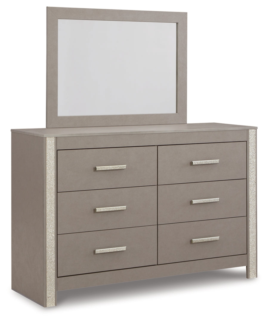 Surancha Grey Panel Bedroom Set