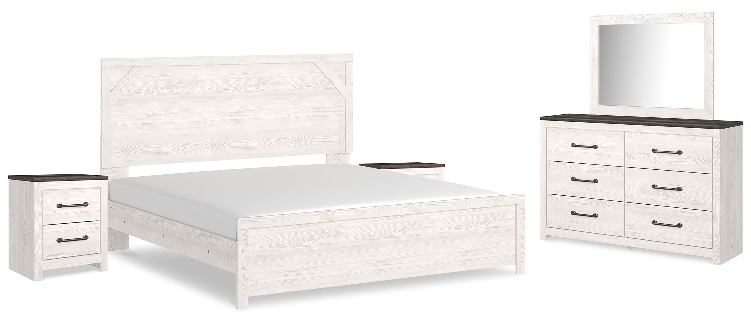 Gerridan White Panel Bedroom Set