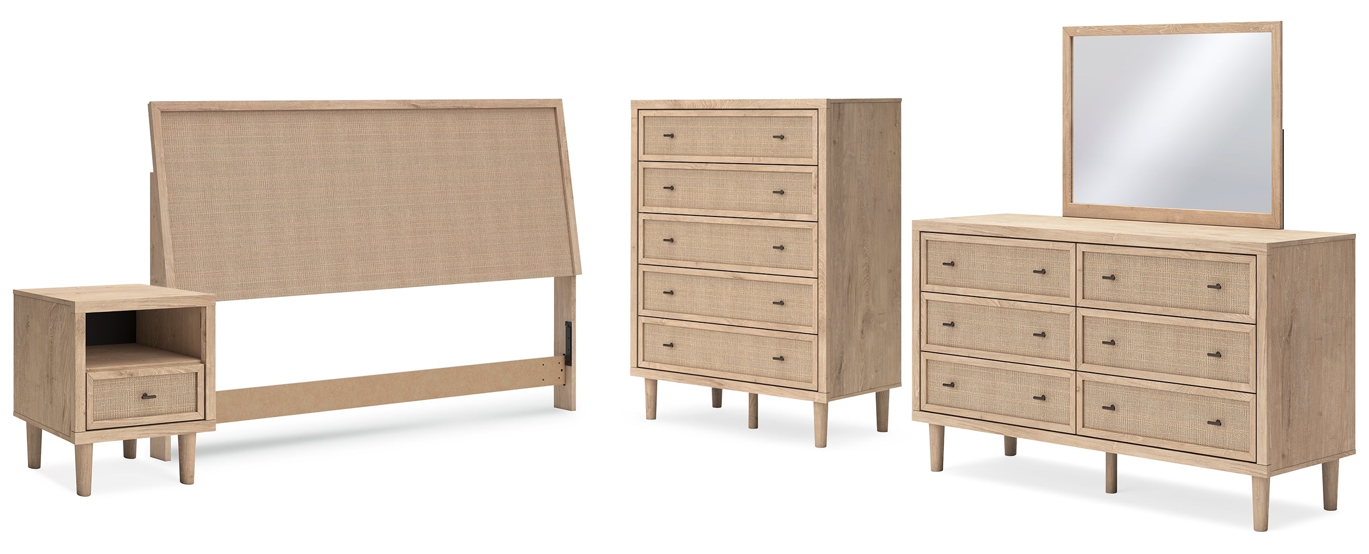 Cielden Brown Panel Bedroom Set