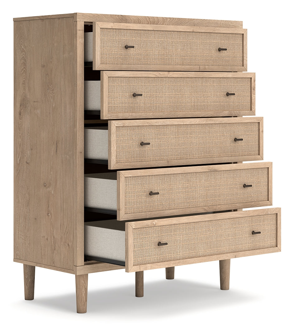 Cielden Five Drawer Wide Chest