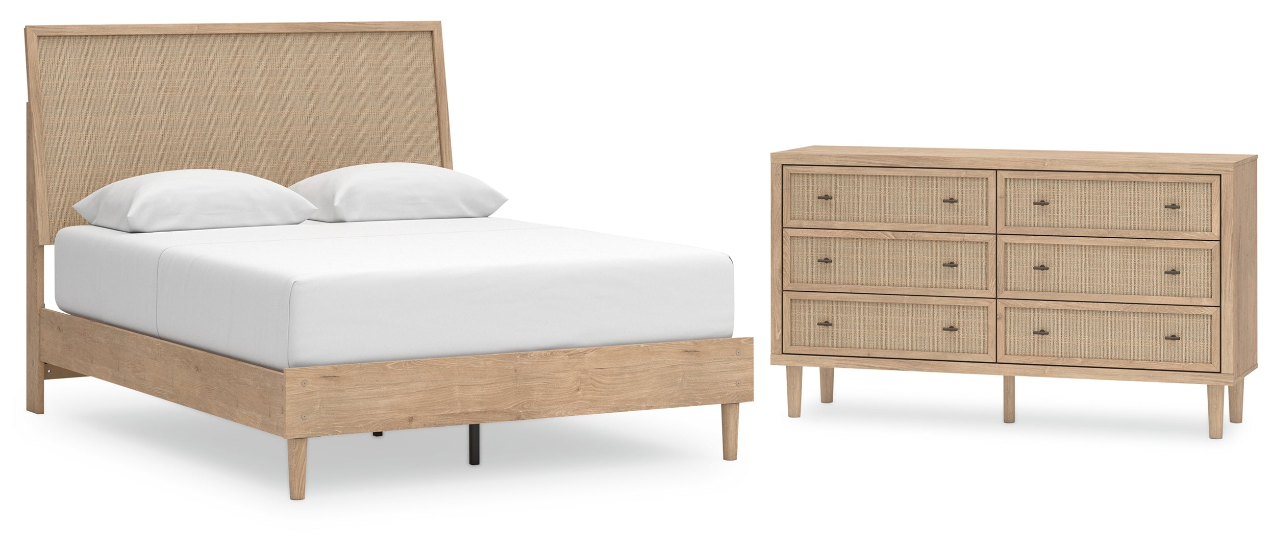 Cielden Queen Panel Bed with Dresser