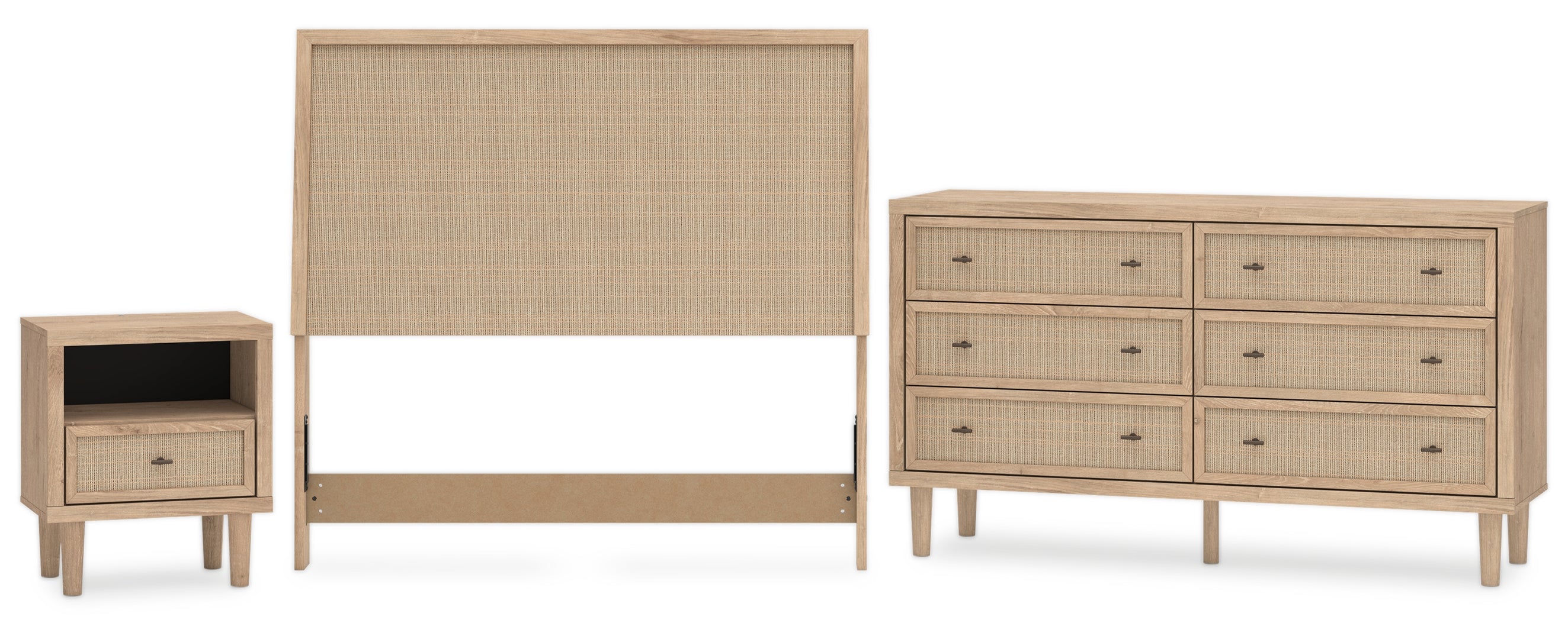 Cielden Full Panel Headboard with Dresser and Nightstand