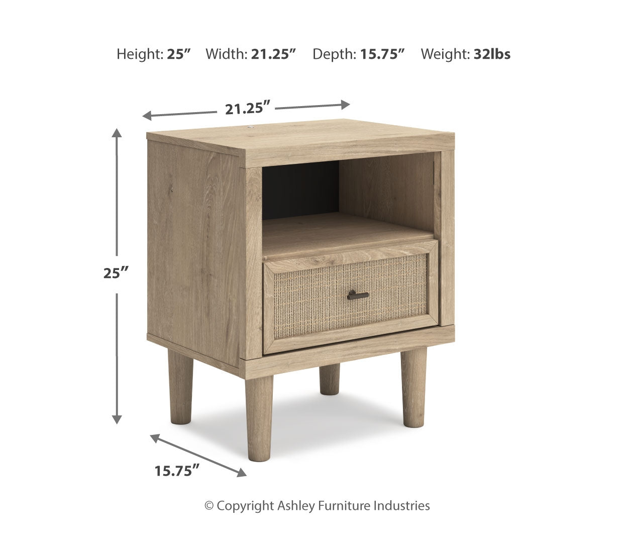 Cielden Brown Panel Bedroom Set