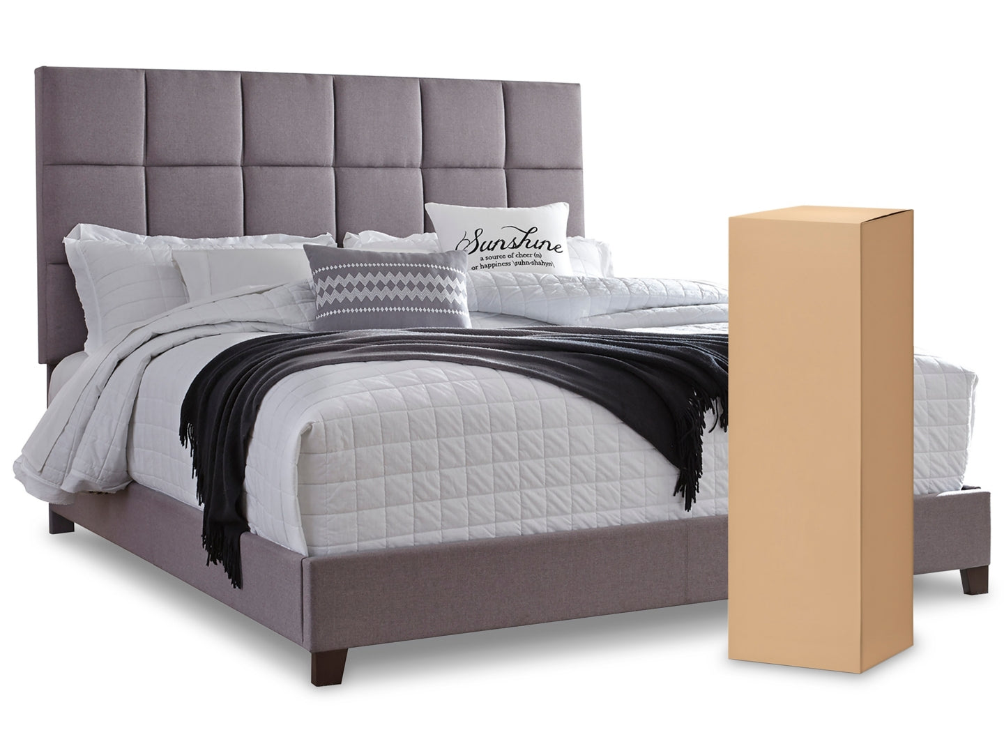 Dolante Panel Bed with Mattress