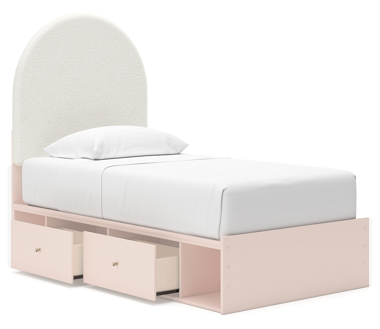 Wistenpine Upholstered Panel Bed with Storage