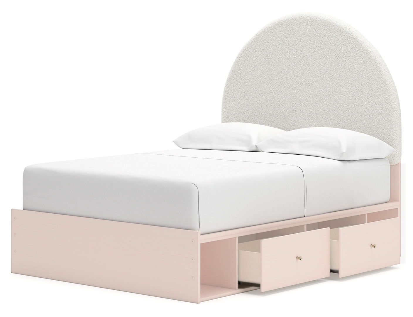 Wistenpine Upholstered Panel Bed with Storage